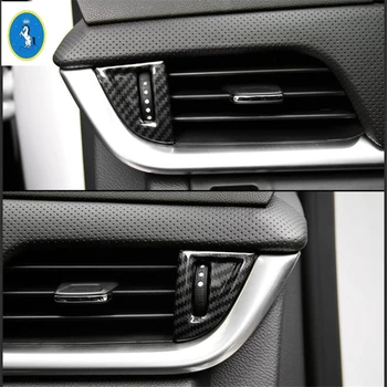 Yimaautotrims Auto Accessory nadzorno ploščo klimatske naprave Izhodni Prezračevalni Cover Prevleko iz Ogljikovih Vlaken ABS, Primerni Za Cadillac XTS - 2019