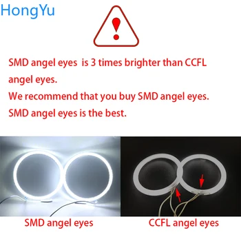 Za Hyundai Tiburon 2003 2004 2005 2006 Odlično Angel Eyes Ultra svetla smd led Angel Eyes kit halo obroči