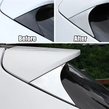 Za Hyundai Tucson 2016 2017 2018 Chrome Zadnje Okno Spojler Kritje Strani Trikotnik Trim Steber Delovnih Mest Modeliranje Okrasimo Plošči Styling