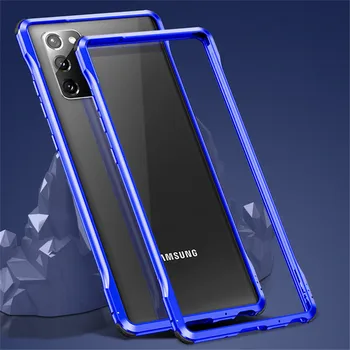Za Samsung Galaxy Note 20 Primeru Kovinski Okvir Svetlobna Shockproof Aluminija Odbijača Zaščita Pokrovček za Samsung Note 20 Ultra Primeru