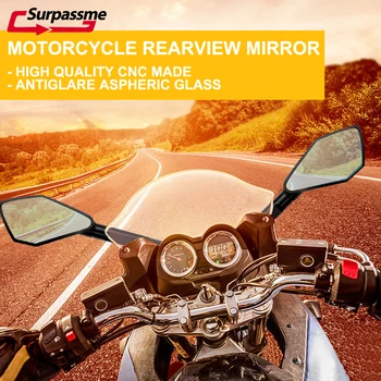 Za Suzuki gsxs 750 sv 650 gsxr 1000 k6 Motocikel Rearview Mirror Modra Anti-Glare Strani Ogledalo, Pogled od Zadaj Skuter Ogledalo