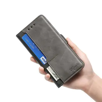 Za vivo iQOO Neo 3 5G Z1 Luksuzni Splice Imetnika Kartice Flip Mobilni Telefon Usnjena torbica Strani Magnetne Sponke, Stojala za Kritje Denarnice Vrečko