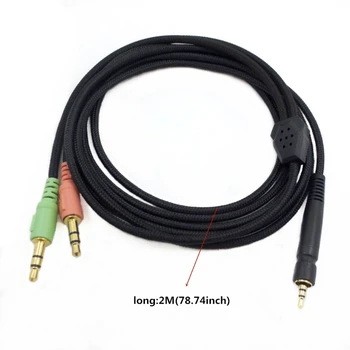 Zamenjajte Audio - Kabel za Sennheiser - G4ME ENA IGRA NIČ PC 373D GSP350 500 600