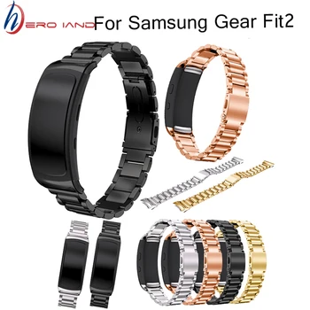 Zapestnica iz nerjavečega Jekla Watch Pasu Trak Za Samsung Prestavi Fit 2 SM-R360 Smartwatch Zamenjava Manšeta za Samsung Prestavi fit2
