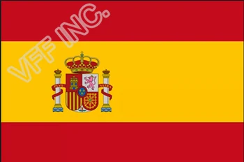Španija Zastava Nacionalna Zastava 3 m x 5 m Poliester Banner Flying 150* 90 cm, po Meri zastavo na prostem