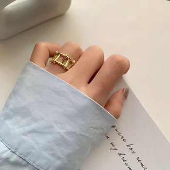 Ženske Letnik Obroči Ins Geometrijske Obroč za Ženske Kristalno Prst prstan Geo Nakit Femme Zapestnice, prstan Bijoux Modni