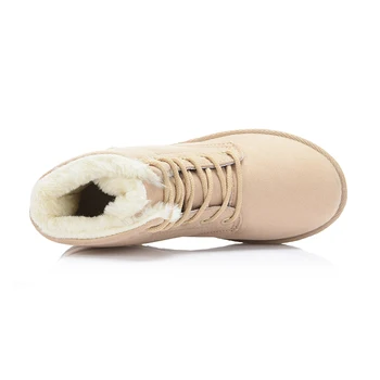Ženske škornji 2020 pozimi sneg škornji ženski škornji Duantong toplo čipke ravno z Evropsko in Ameriško plima čevlji F031 vroče prodaje