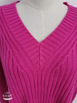 ženski pulover autumn2020 korejskem slogu proti-vrat povoj pleteni puloverji temperament dolg rokav vitek pas Priložnostne Puloverji Vrh