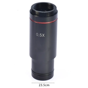 0.5 X C Mount Mikroskop Adapter za 23,2 mm Elektronski Okular Zmanjšanje Objektiv 0.5 X Mikroskopom Rele Objektiv za Mikroskop CCD Kamera