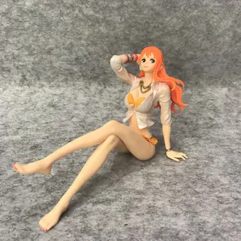 10.5 CM Japonski anime slika enem kosu predstavnica nami-ja kopalke ver sedel ver dejanje slika zbirateljske model igrače za fante