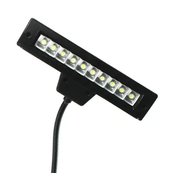 10 LED Luči Avtodom Pribor RV Svetlobe Desk Branje Knjige Svetilka Black Baterija Za Van Karavana Čoln, Avtodom Tovornjak