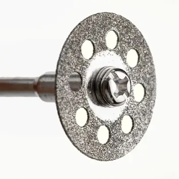 10Pcs Pribor 20 mm, Diamant Rezalna plošča za Brušenje Kovin Kolesa Disk Mini Krožna Žaga za Rotacijsko Vrtanje Orodje