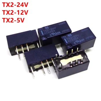 10PCS RELE TX2-5VDC TX2-12VDC TX2-24VDC TX2 5V 12V 24V popolnoma nov in original rele