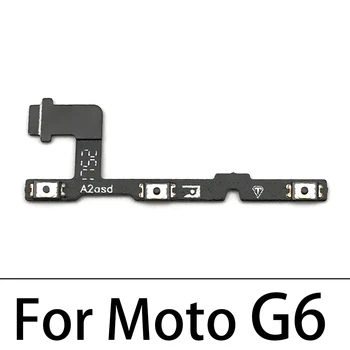 10Pcs/Veliko Glasnosti Gumb za Vklop Na Off Gumb Flex Kabel Za Moto G6 G7 G8 G9 Plus Igraj Power Lite Eno tožbo Vizijo Hiper