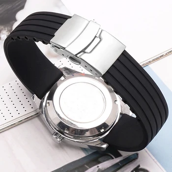 16 mm 18 mm 20 mm 22 mm 24 mm Silikonski Trak Zložljiva Sponke za Samsung Galaxy Watch Prestavi S2 S3 Gume Zapestnica Trak Pasu