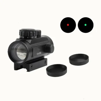 1X40RD Lovski Red Dot Ni Flip Optične Pogled 11 mm 20 mm Vijake Riflescope Cilj Točke Puška Obseg in Chasse Teleskop