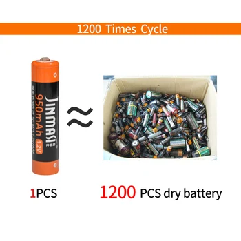 2-20 kos 1,2 V AAA 3A polnilne baterije AAA 900-1100mAh ni-mh baterije