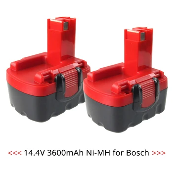 2 Pack 14,4 V 3.6 Ah Ni-MH Baterija za Bosch BAT040 BAT038 BAT041 BAT159 BAT048 BAT100 BAT119 BH984 PSB 14,4 V PSR 14.4 električno Orodje,