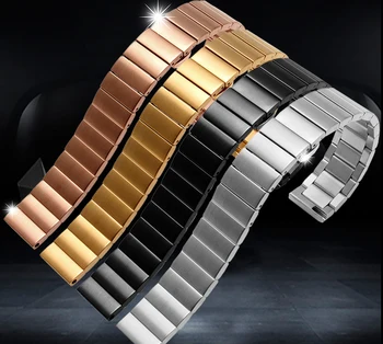 20 MM, iz Nerjavnega Jekla Metulj sponke Watch Band za Samsung Prestavi S2 Klasičnih Trak za Samsung Prestavi Šport Smart jermenčki