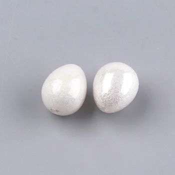 200pcs Akril Imitacije Seashell Biserne Kroglice za nakit, izdelava DIY zapestnico, ogrlico, ki Krasijo, AB Barve F80