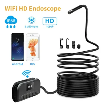 200w Brezžični Endoskop WiFi Kamera HD Nepremočljiva Kamera za Android,iOS Pametni telefon in Tablični računalnik Endoscopio za Avtomobile Endoskop