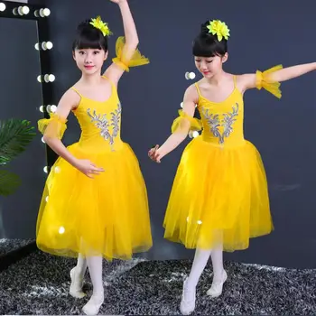 2019 Dekleta Balet Obleko Tutu Otroci, Dekleta, Ples, Oblačila za Otroke, Balet Obleko Kostume Dekleta Plesalka Leotards Ples obrabe