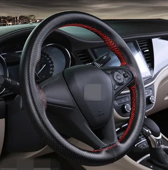 2020 Avto Volan Kritje Umetnega Usnja Avto Styling za Ford Focus Kuga Fiesta Ecosport Mondeo Pobeg Explorer Rob