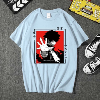 2020 Moj Junak Univerzami T Shirt Boku Ni Junak Univerzami Anime Kawaii Dabi T-shirt Grafični Vrhovi Tees Moška Unisex