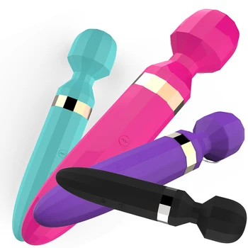 2020 Zmogljiv AV Vibrator Čarobno Palico Vagine, Klitoris Stimulator Vibratorji Sex Igrače za Ženske G Spot za Masturbator USB Dildo