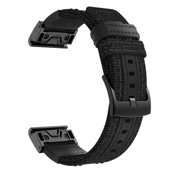 22 26 mm Silikonski Watch Band Enostavno, Hitro Fit Traku za Garmin Fenix 3 3HR/Fenix 5X/Fenix 5X Plus/S60/D2/MK1/Fenix 5/Fenix 5 Plus