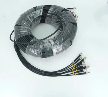 30 M 8 jeder TPU svjetlovodni Patchcords nepremočljiva LC SC FC Oklepnih patch vodilo za kabel na Prostem SM FTTA skakalec 8 vlakna 5,0 mm