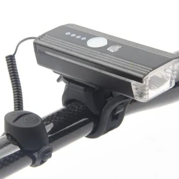 300 Lumen Svetilka za Kolo Pametno Luč Kolo Rog USB Obdavčljivi MTB Spredaj Lučka Kolesarjenje Smerniki Kolesarske Opreme