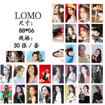 30pcs/set Kpop Rdeče Mah photocard IRENE Eno Lomo kartico visoke kakovosti HD sliko Kpop Rdeče Mah redvelvet Album plakat kartico