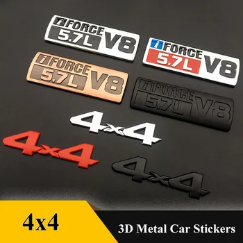 3D 4X4 iFORCE 5.7 L V8 logotip avto nalepke auto Značko emblem chrome rep nalepke avto styling za Toyota Tundra SR5 previa MAMUTOVEC