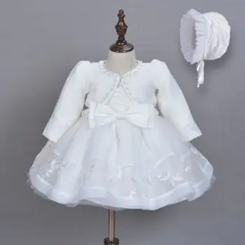 3pcs Baby Dekleta Princesa Obleke Obleko Čipke Krst Poroko, Rojstni dan Praznik Stranka Družico Formalnih Obleke, Oblačila NAS