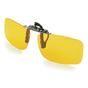 4-Pack-gnome Polarizirana Clip-on Plastična sončna Očala Leče Prostem Hojo Vožnje Ribolov, Kolesarjenje Night vision Rumena, Siva, Rjava, Zelena