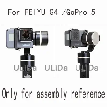 44.7 mm Adapter za Feiyu G4 Gimbal Zamenjajte Visi Odbor Ploščo Gori FeiyuTech za GoPro5 Xiaomi Yi Športna Kamera