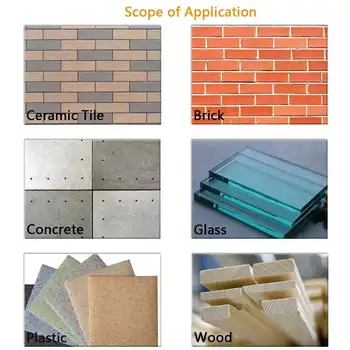 5 Kos Multi-Materiala Volfram Karbid Drill Bit Set za Porcelana Keramične Ploščice,Beton,Opeka,Steklo,Plastika Zidane in Lesa(