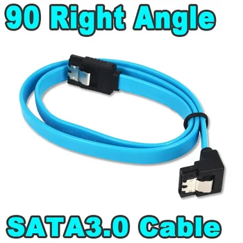 5 Kos/veliko Super Hitrost 40 CM Naravnost 90 pravim Kotom SATA 3.0 Kabel 6GB/s SATA III Kabel Ravno Podatkovni Kabel za HDD SSD
