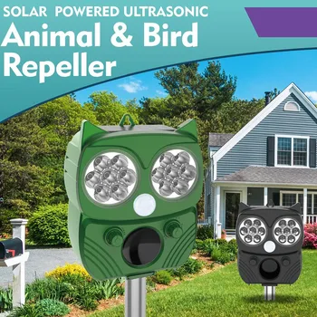 5 Načini Prostem Sončne Ultrazvočno Pest Repeller Živalskih Škodljivcev Miško Repeller Senzor Vrt Bat Repelenti Hranite Proč Živali #30