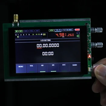 50K-200MHz Malahit SDR Radio DSP Malahit SDR HAM Sprejemnik, Sprejemnik 3,5-Palčni zaslon LCD