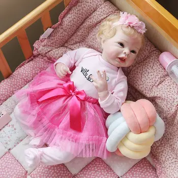 55 cm Realistična Lutka Malčka Dojenčki Veren Princesa Dekle, Predvajaj Igrače Darilo za Rojstni dan 54DA