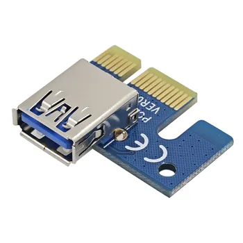 60 cm USB 3.0 PCI-E Express 1X 4x 8x 16x razširitveno napravo Riser vmesniško Kartico SATA 15pin Moški 6pin Napajalni Kabel za BTC rudarstvo rudar
