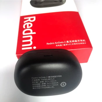 6pcs Xiaomi Redmi AirDots 2 Brezžična tehnologija Bluetooth 5.0 Polnjenje Slušalke za V Uho stereo bas Slušalke Stavko Brezžični Čepkov