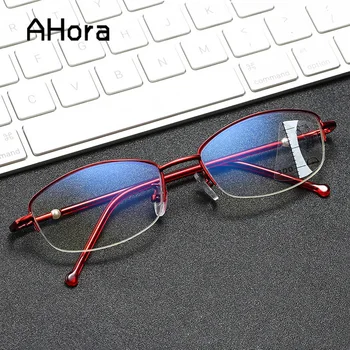 Ahora Elegantna Dama Obravnavi Očala Progresivna Multifokalna Modra Svetloba Blokiranje Računalnika Očal za Presbyopia S +1.0 +4.0