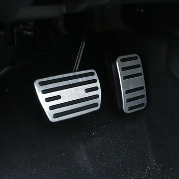 Aluminij Avto Styling Plin Plin Zavorni pedal Non-slip Pedal Ploščo Blazine Kritje Za Honda Civic 10. 2016 2017 2018 Dodatki