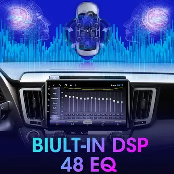 Android 10 2G+32 G 4G+WiFi Avto Radio Večpredstavnostna Video Predvajalnik Navigacija GPS DSP Za Toyota RAV4 4 XA40 5 XA50 2012-2018 Vodja Enote