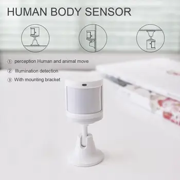 Aqara Pametni Dom Svetlobe Motion Detektor Senzorja Inteligentni Človeško Telo Odkrivanje Hiši Zaprtih Naprav za Xiaomi Mijia Homekit