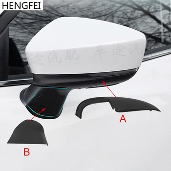 Avtomobilski deli Hengfei ogledalo ohišje ogledala pokrov lupini za Mazda 3 Axela 2017-2019 Vzvratno ogledalo spodnji pokrov