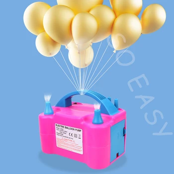 Balon Črpalka Visoke Napetosti Dvojna Luknja EU Plug Zračni Kompresor 1PC Električni Balon Inflator Črpalka Puhalo Zraka